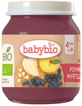 Alma-áfonya desszert 4 hónapos kortól gluténmentes BIO 130 g BABYBIO